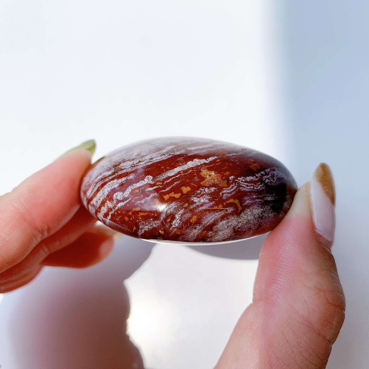 オーシャンジャスパー にぎり石