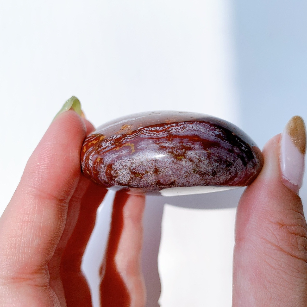 オーシャンジャスパー にぎり石