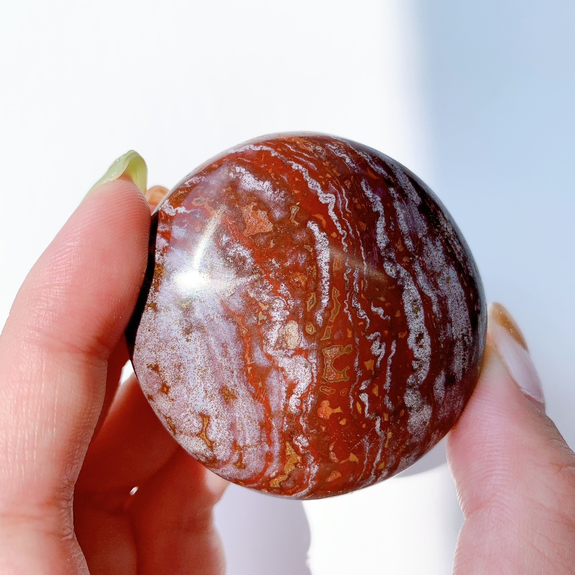 オーシャンジャスパー にぎり石