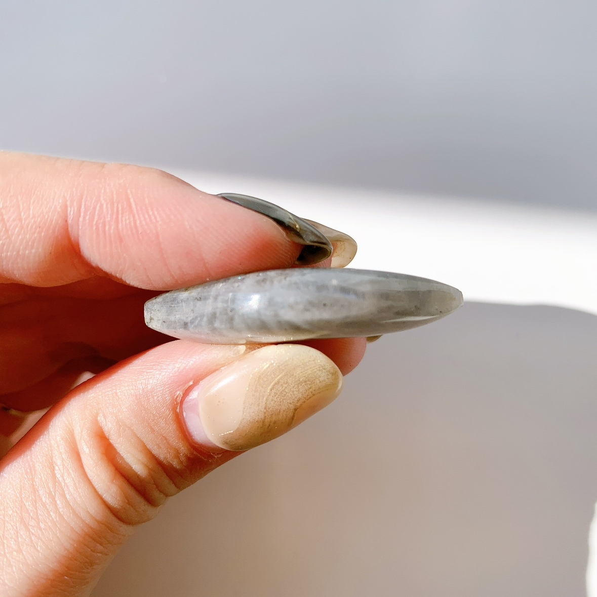 ピンクラブラドライト ポリッシュ