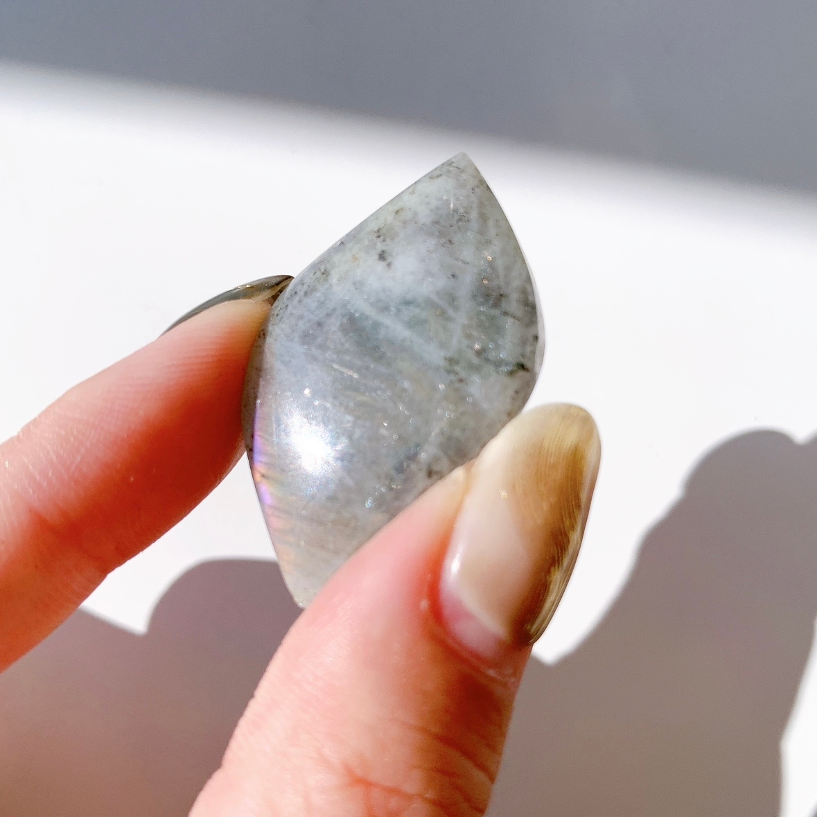 ピンクラブラドライト ポリッシュ