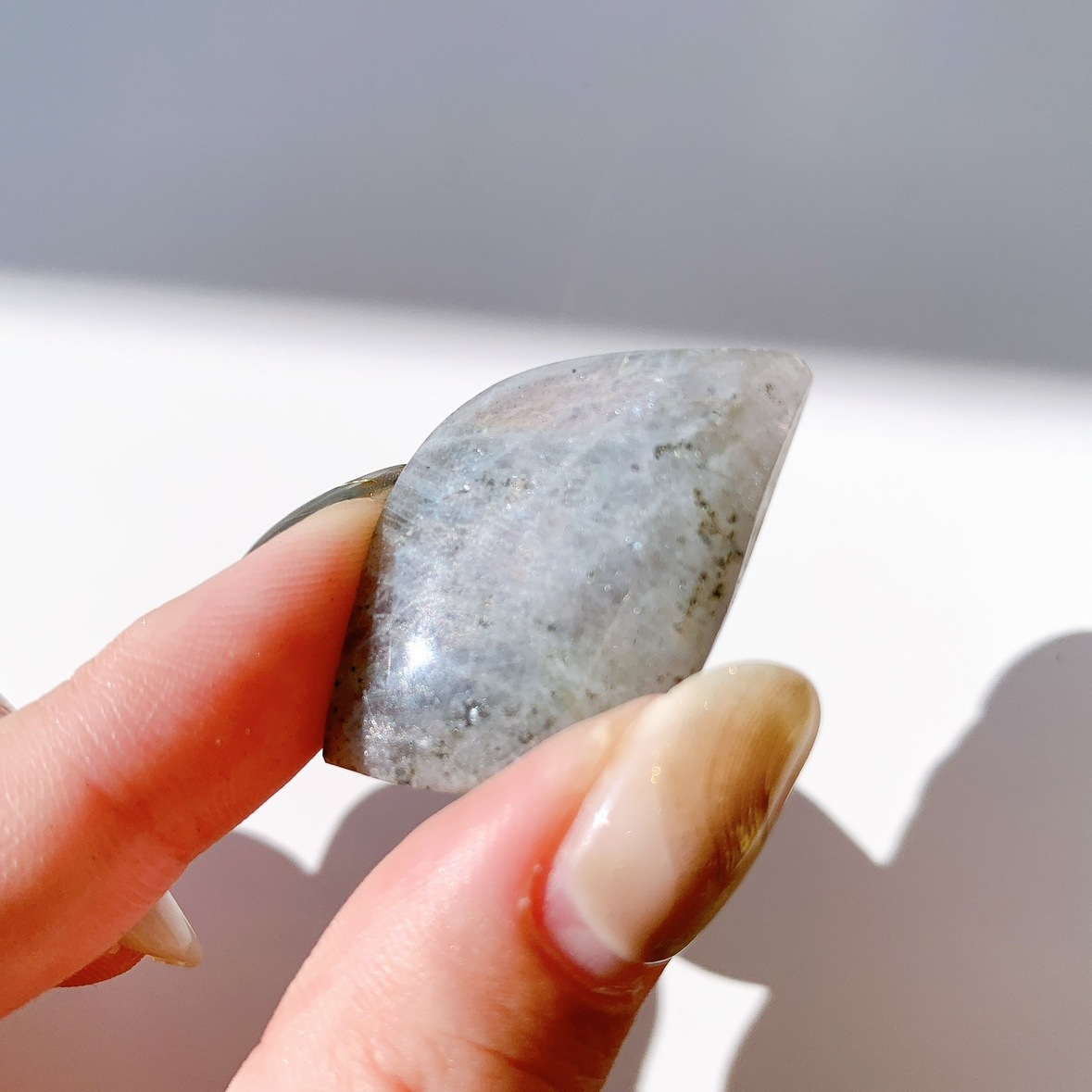 ピンクラブラドライト ポリッシュ