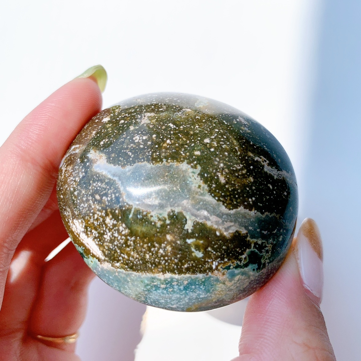 オーシャンジャスパー にぎり石