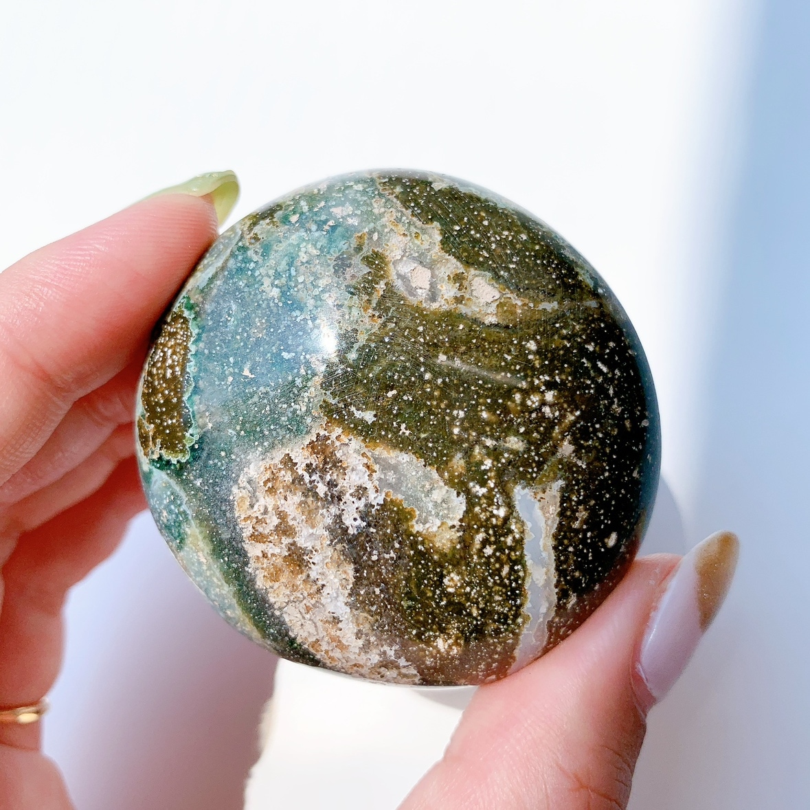 オーシャンジャスパー にぎり石