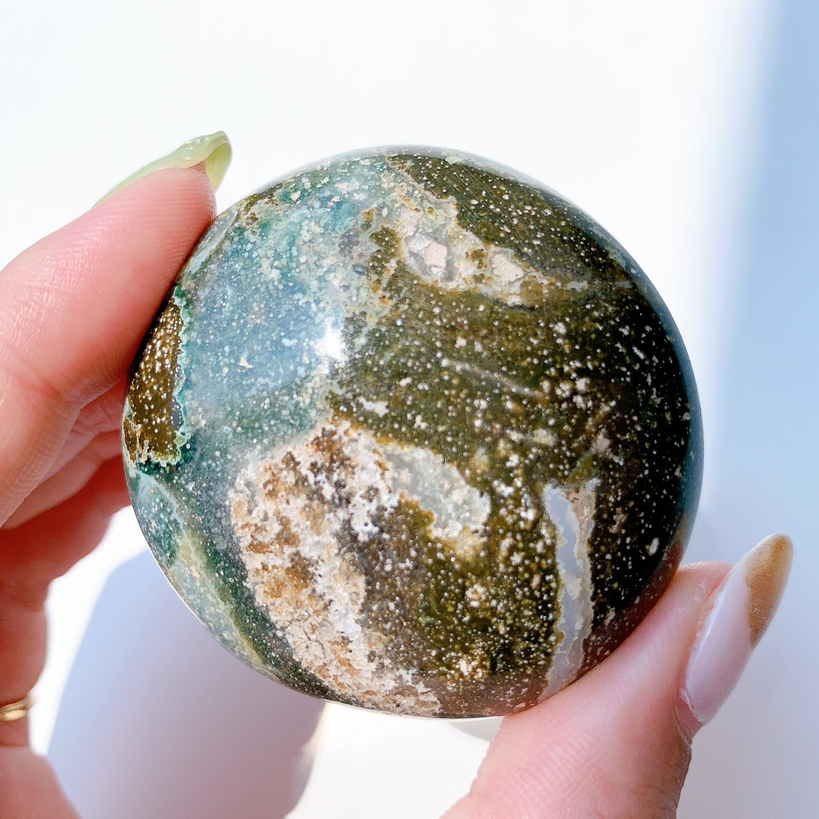 オーシャンジャスパー にぎり石