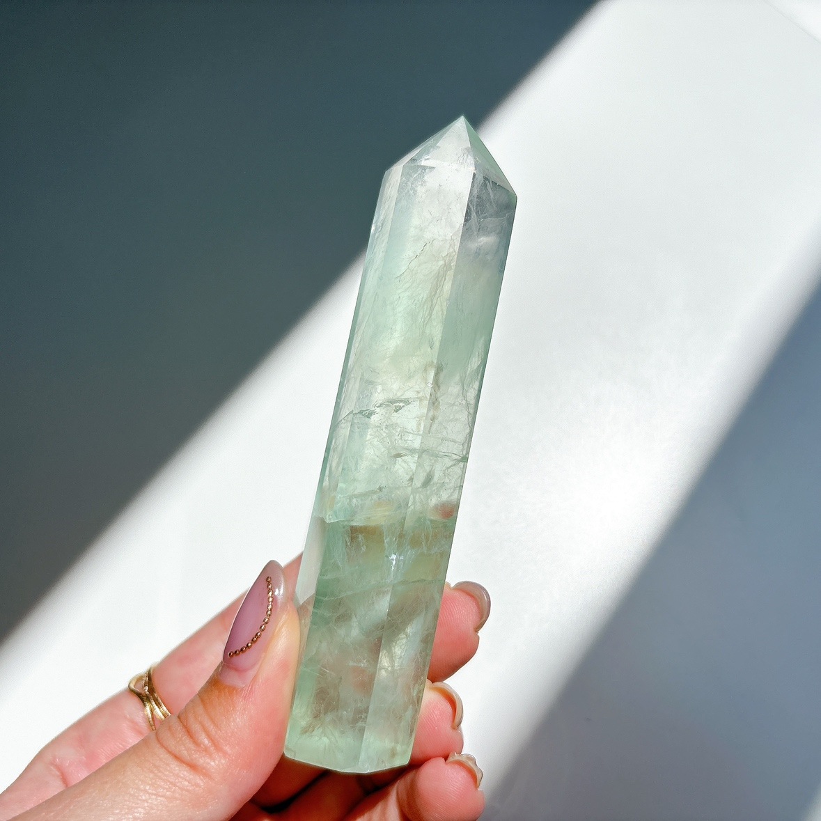 フローライト　ポイント フローライト ポイント | ポイント | Crystals by Purely