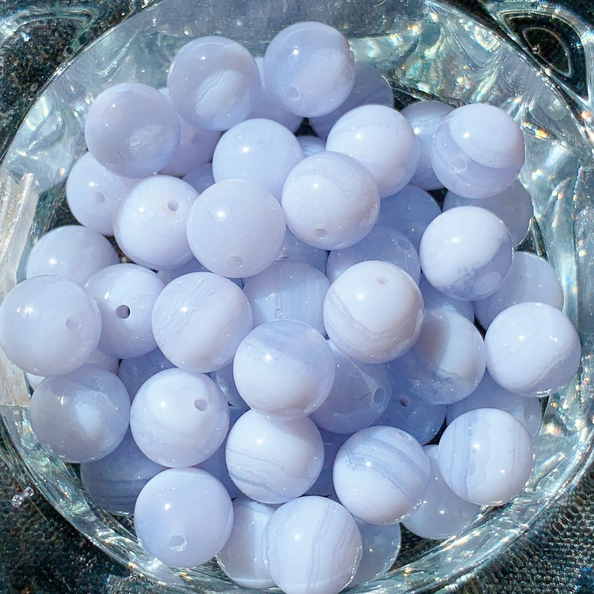 [488B]ブルーレースアゲート (2A・10mm)