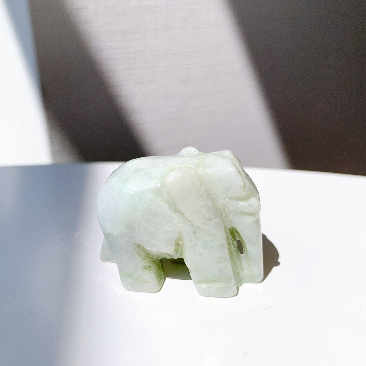 翡翠（ジェイダイト）ゾウ型