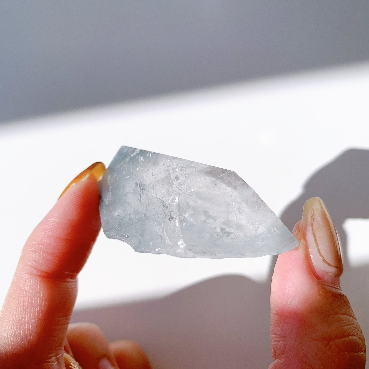 ブルーターラクォーツ ラフカットポリッシュ