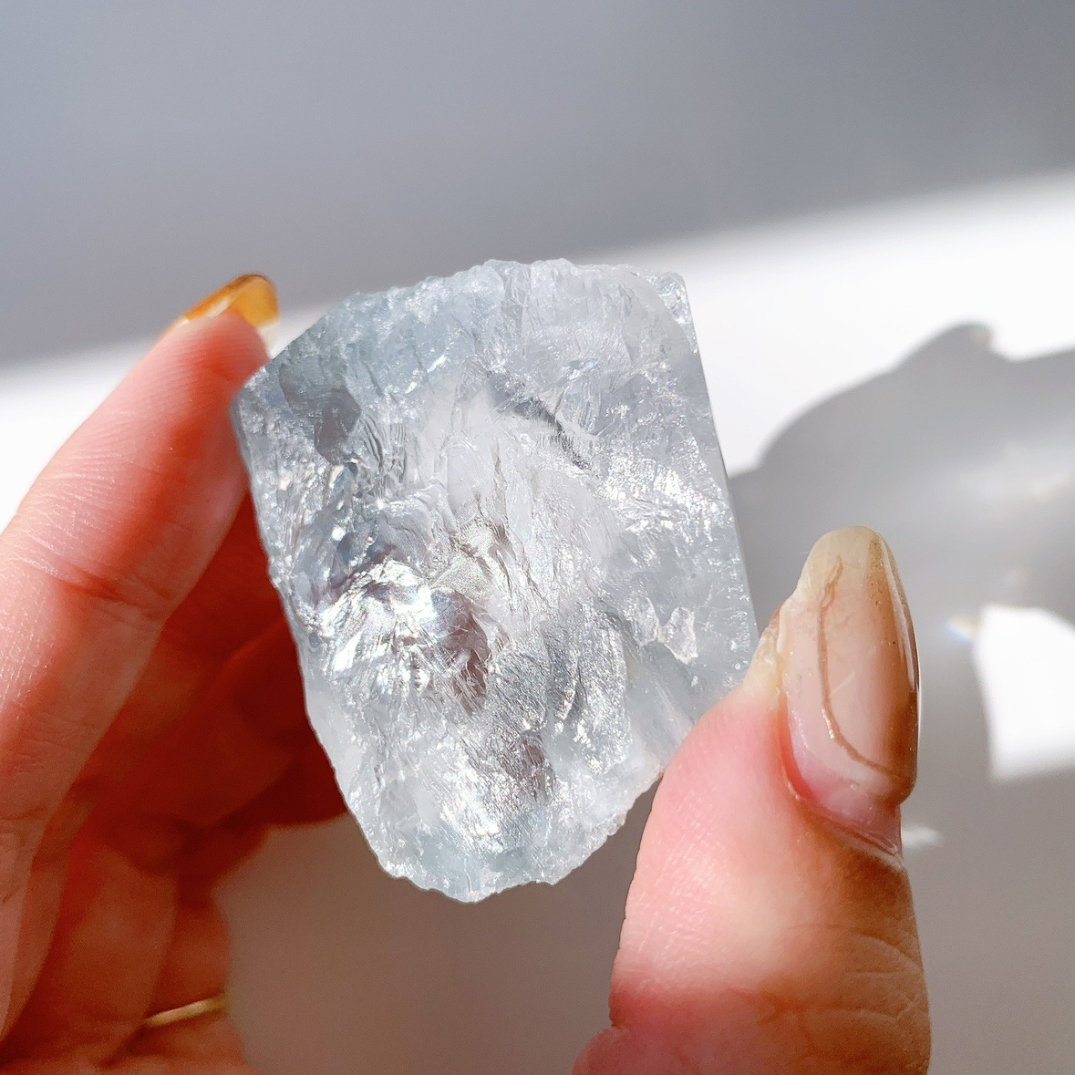 ブルーターラクォーツ ラフカットポリッシュ