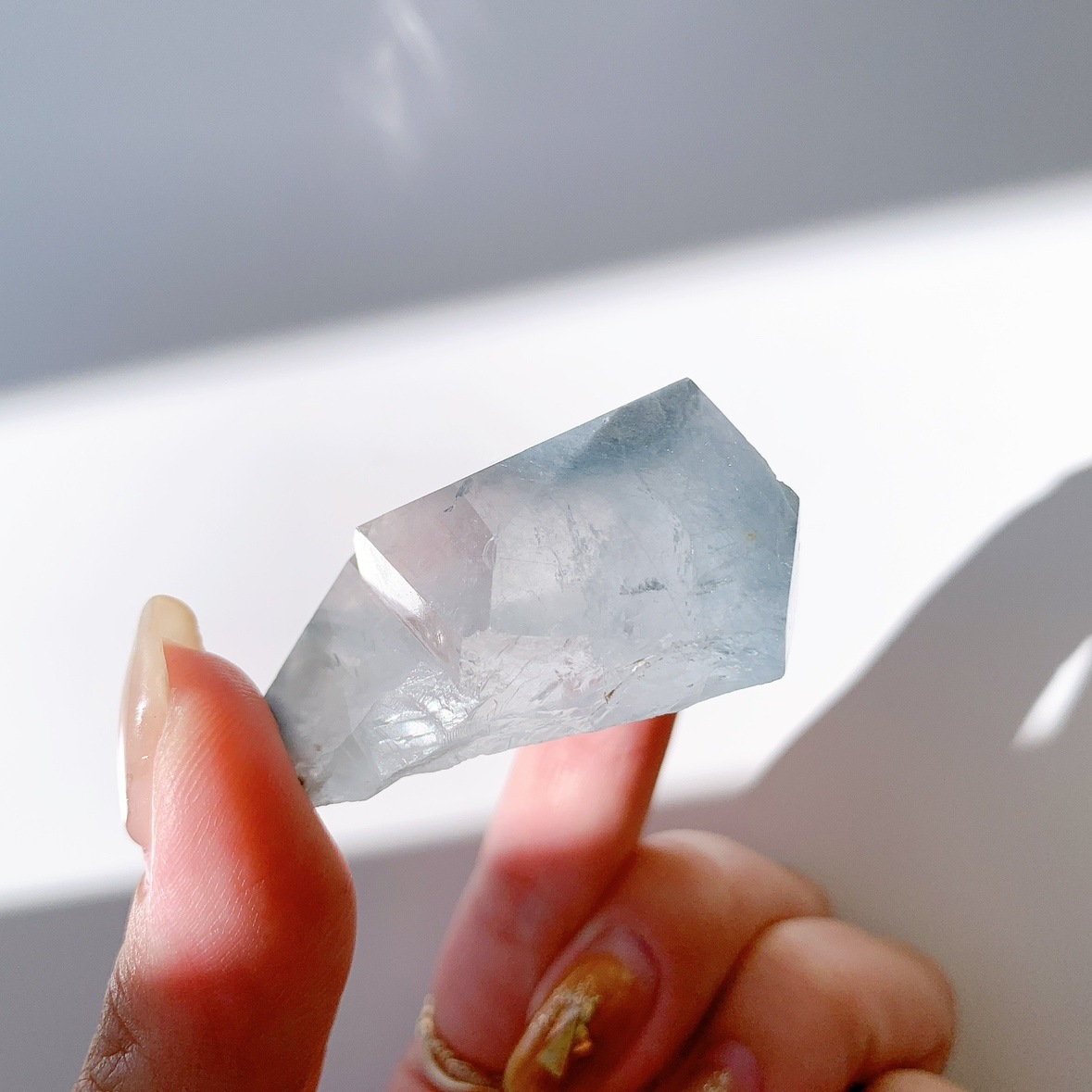 ブルーターラクォーツ ラフカットポリッシュ