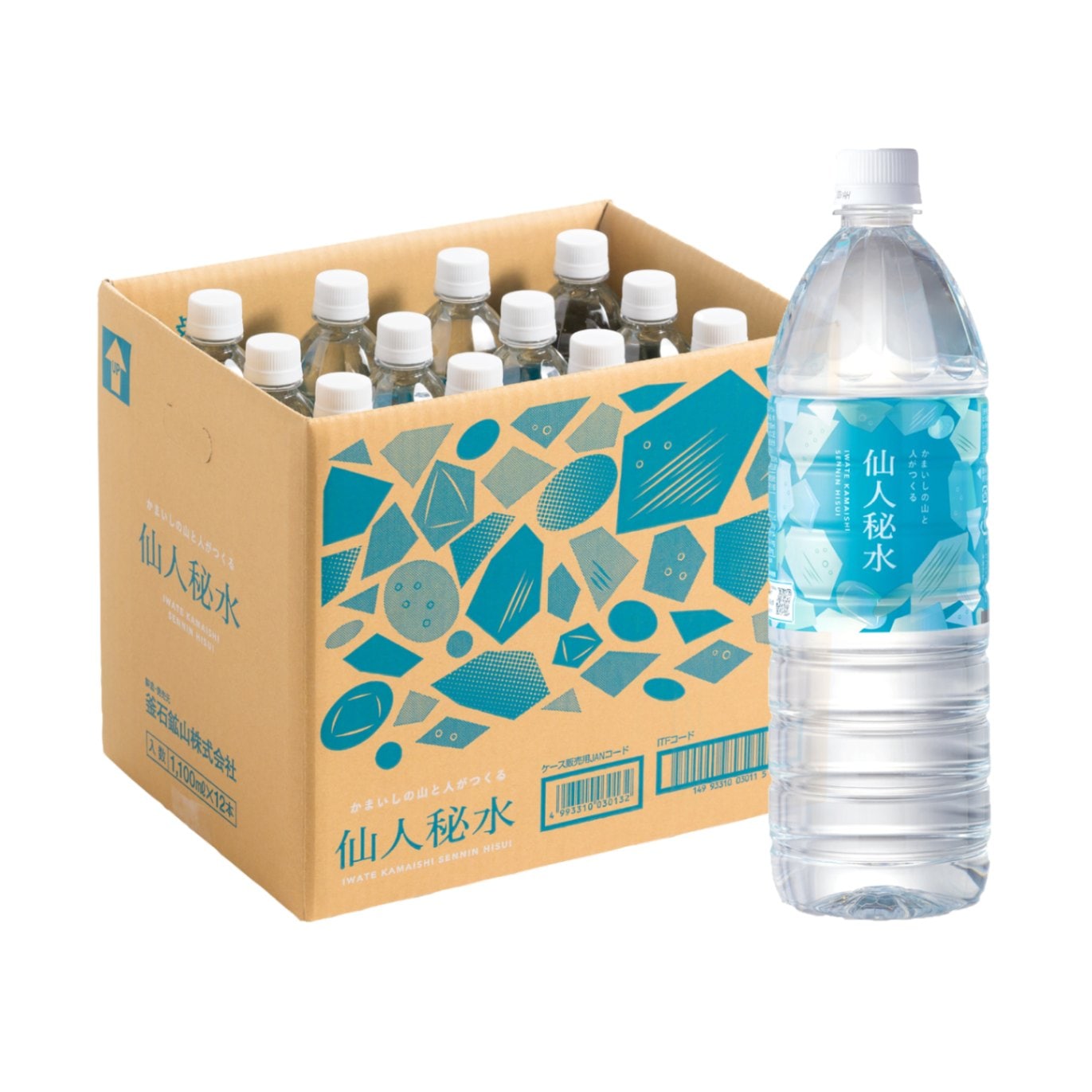 【お中元】釜石の名水 仙人秘水 1100ｍｌ(12本入)