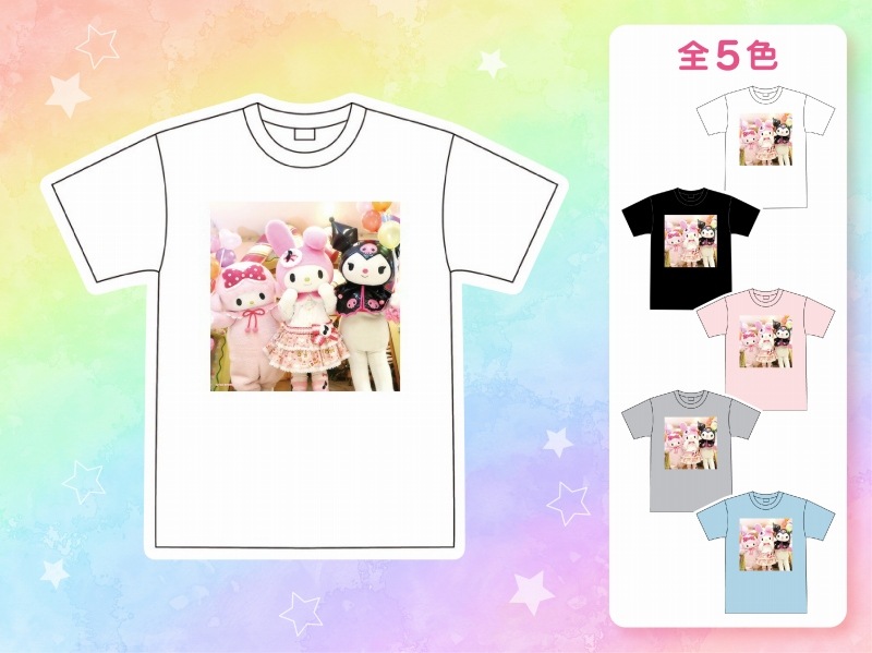 推しキャラ工房】マイメロディ 3人【Tシャツ】| Sanrio Puroland