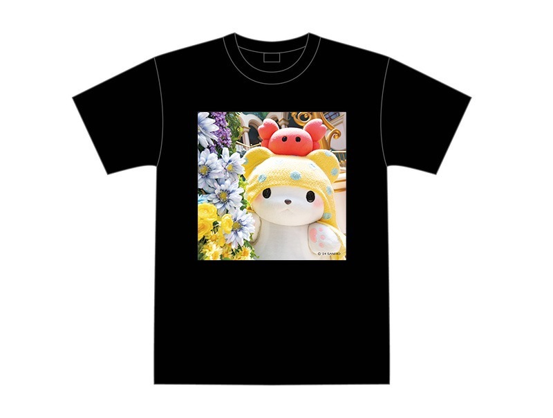 推しキャラ工房】まるもふびより お花とモップ 【Tシャツ