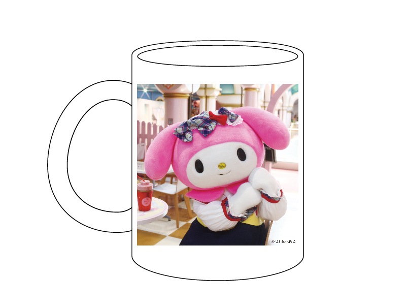 推しキャラ工房】マイメロディ ドリームカフェ【ハンドタオル