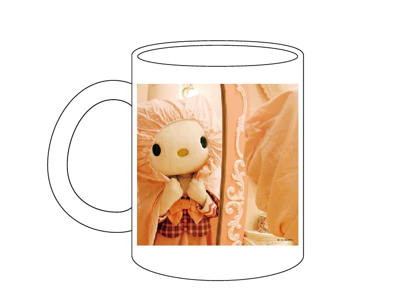 推しキャラ工房】ハローキティ にわか雨【ハンドタオル・キャンバス