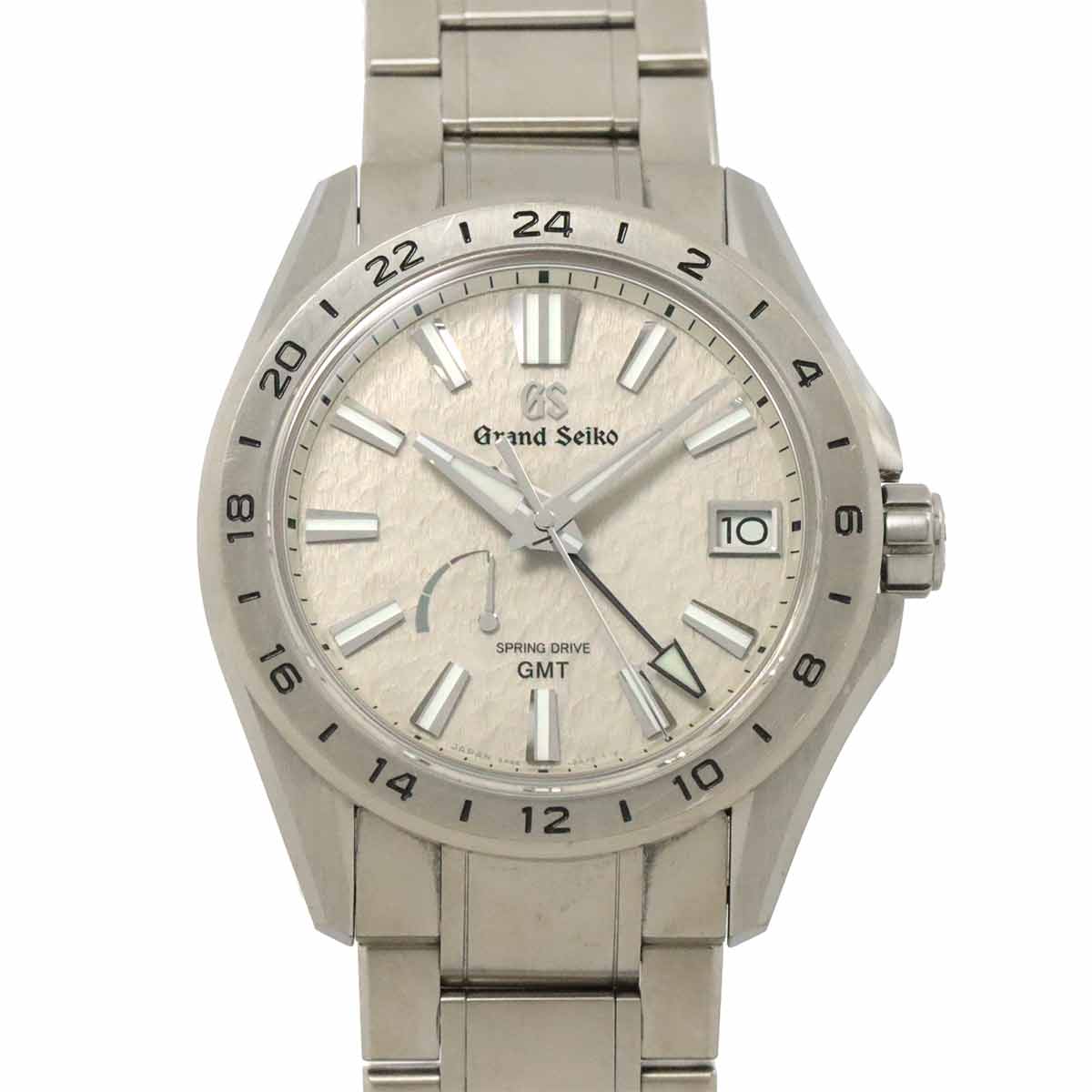 GRAND SEIKO エボリューション 9 スプリングドライブ GMT マスターショップ限定 SBGE285 メンズ 腕時計 9R66-0BJ0 デイト シルバー 自動巻き Spring Drive グランドセイコー 90246851