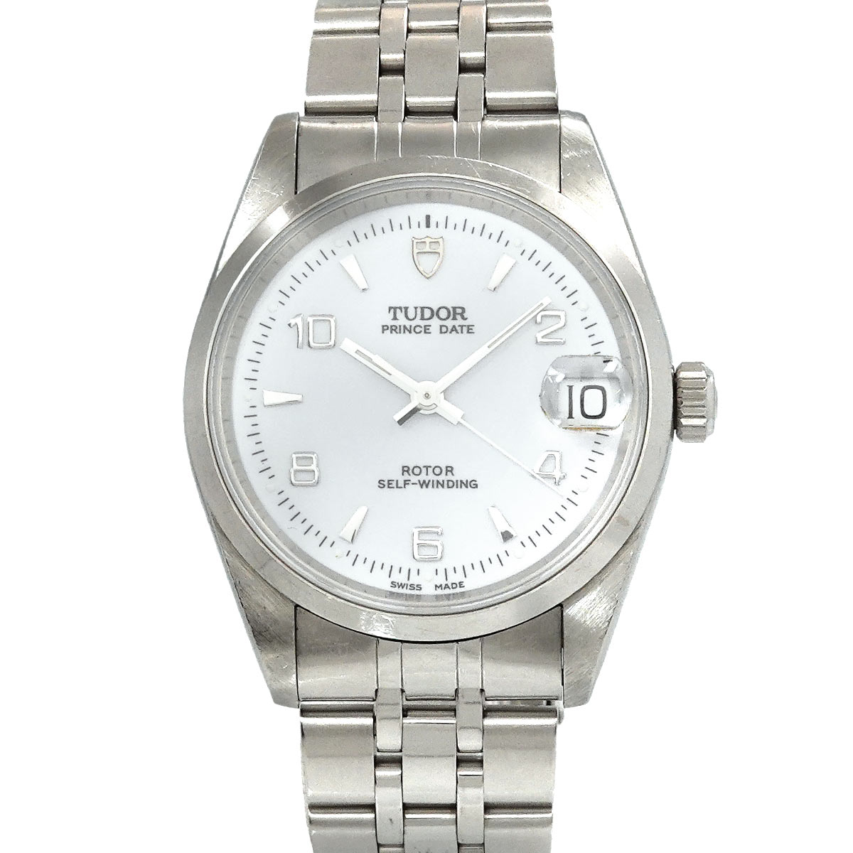 TUDOR プリンスデイト 72000 ボーイズ 腕時計 ホワイト オートマ 自動巻き ウォッチ Prince date チューダー チュードル 90252759