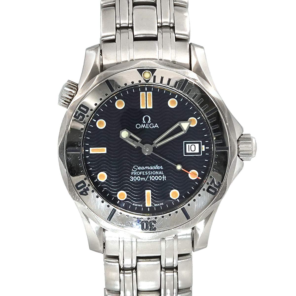 OMEGA シーマスター プロフェッショナル 2562 80 ボーイズ 腕時計 デイト ネイビー クォーツ ウォッチ Seamaster オメガ 90258579