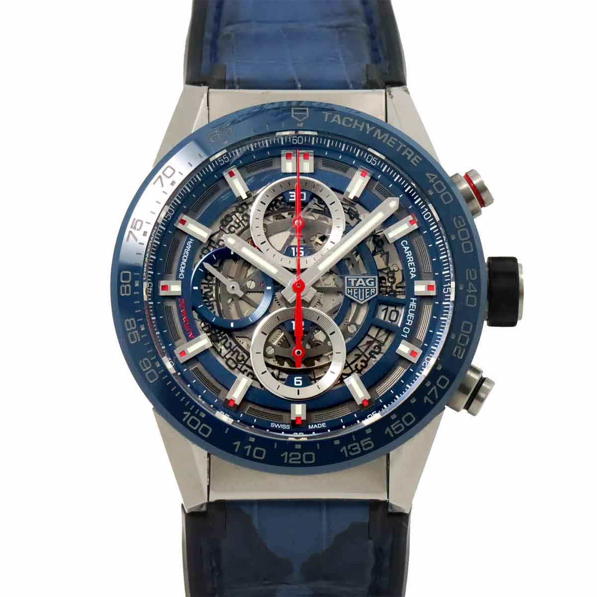 K*g様 TAG Heuer ブルーホールパラオ　アナログ腕時計　メンズ メンズ＆レディース ラグジュアリー クロノグラフ ウォッチ