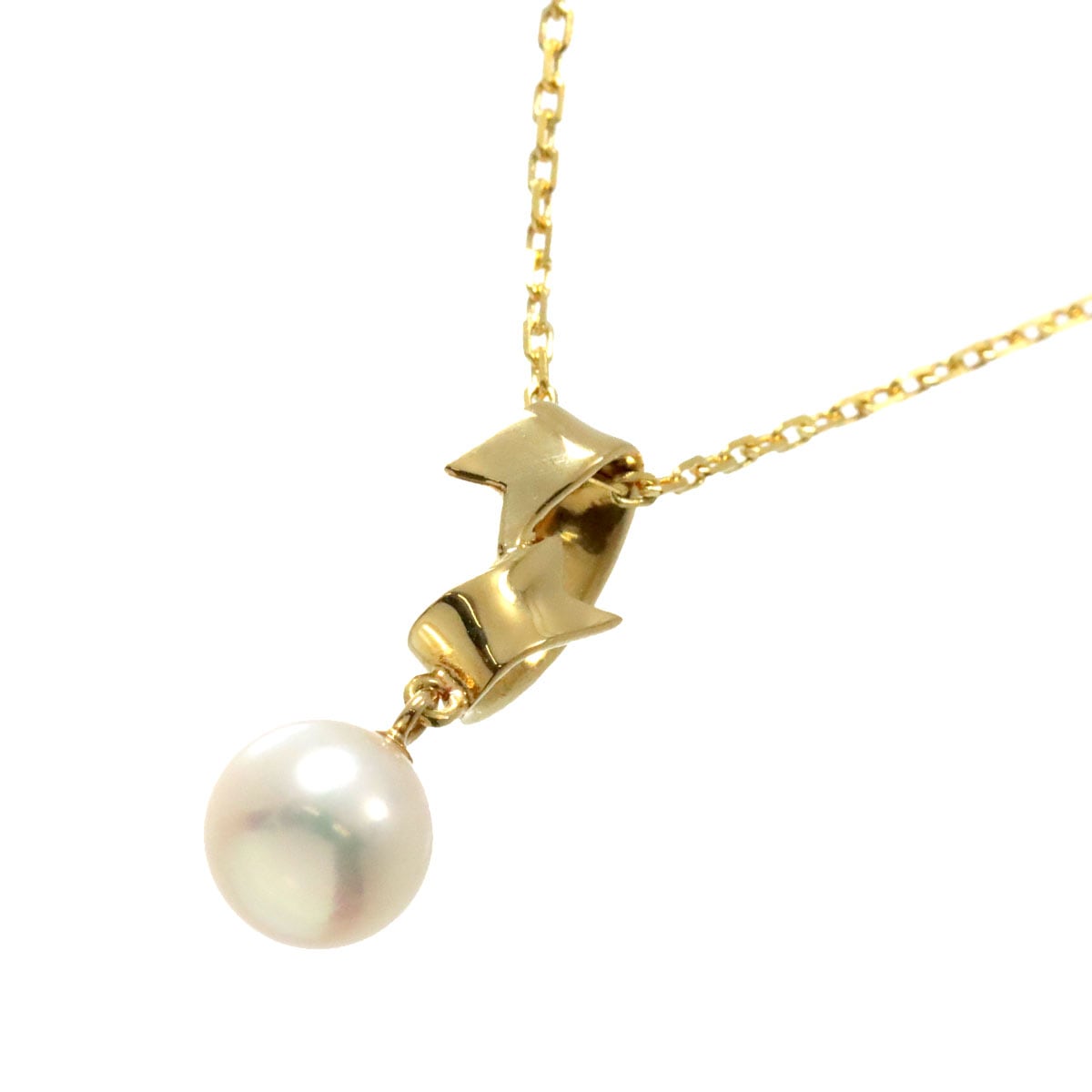 タサキ ネックレス K18 一粒パール レディース TASAKI 中古