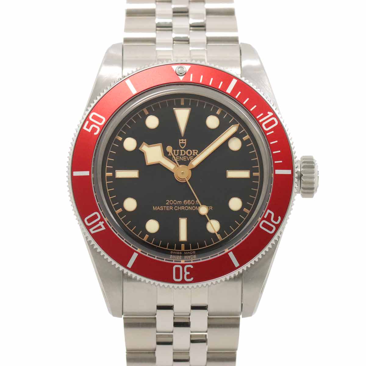TUDOR ブラックベイ 7941A1A0 レッドベゼル メンズ 腕時計 ブラック オートマ 自動巻き ウォッチ Heritage Black Bay チューダー チュードル 90262896