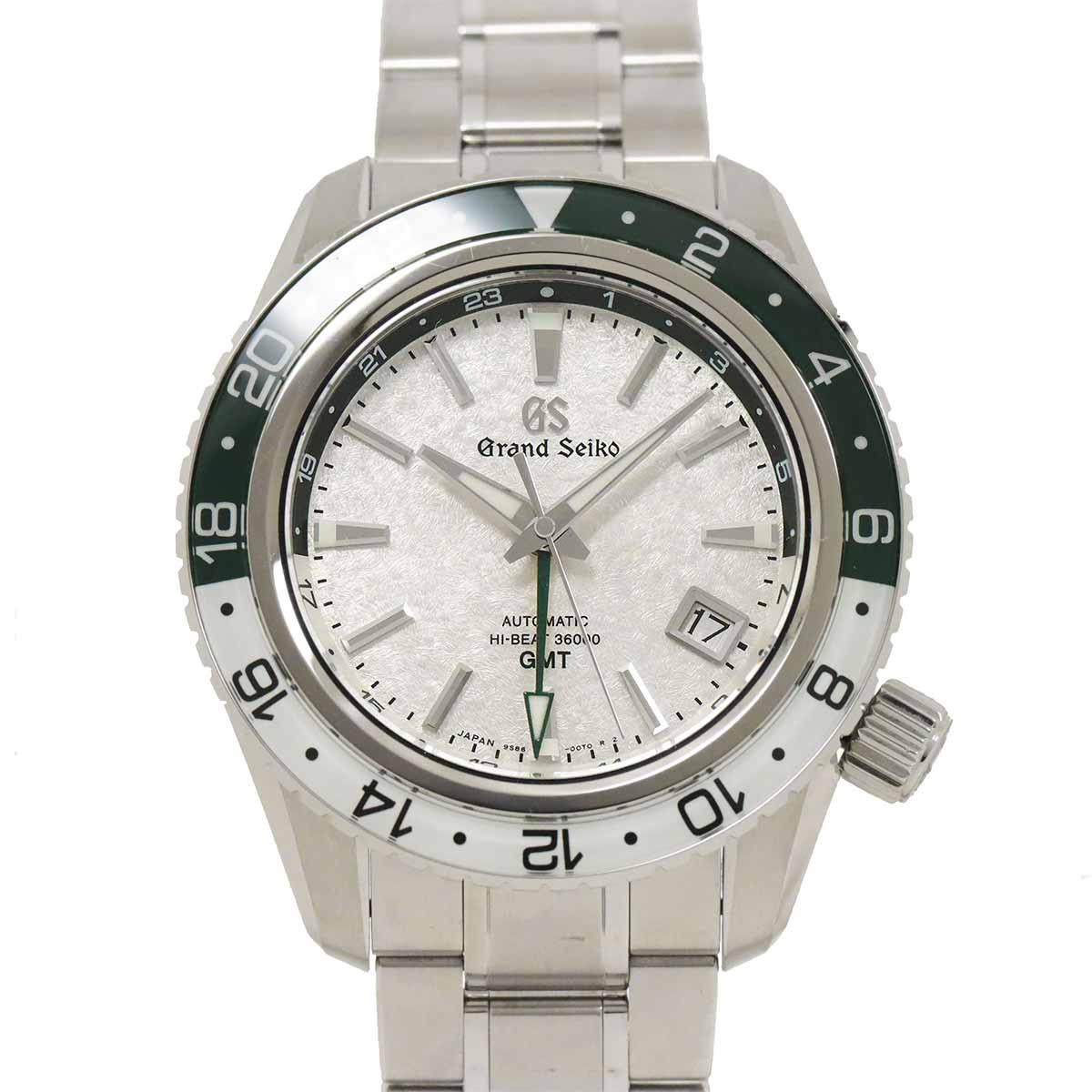 GRAND SEIKO メカニカルハイビート 36000 スポーツコレクション GMT SBGJ277 9S86-00K0 メンズ 腕時計 デイト シルバー 自動巻き HI-BEAT グランドセイコー 90266408