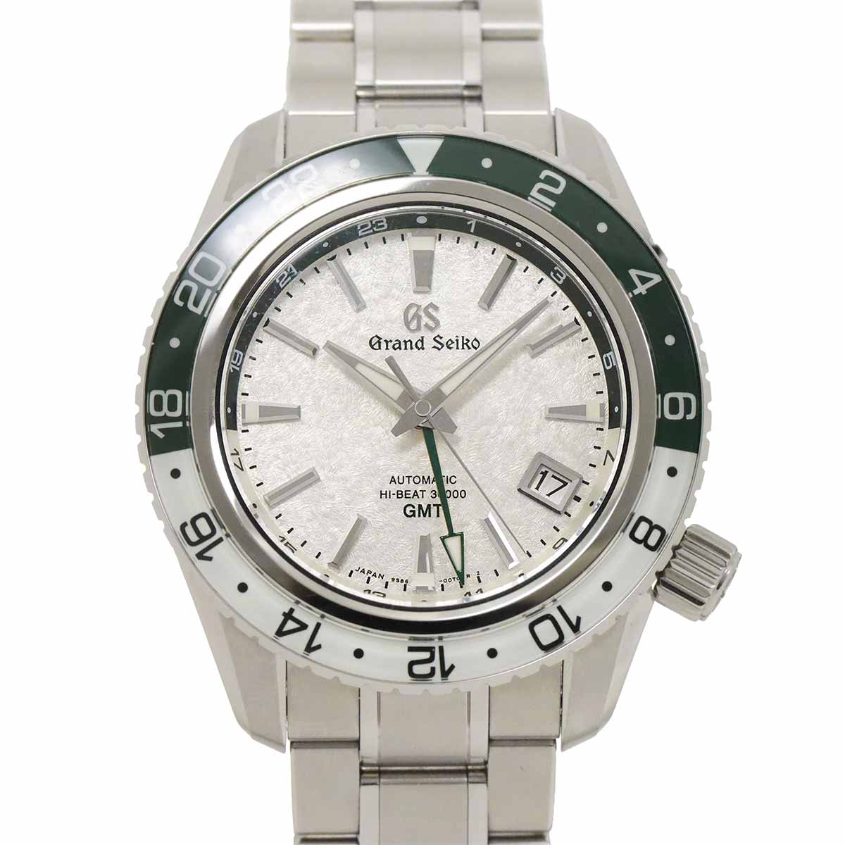 GRAND SEIKO メカニカルハイビート 36000 スポーツコレクション GMT SBGJ277 9S86-00K0 メンズ 腕時計 デイト シルバー 自動巻き HI-BEAT グランドセイコー 90266459