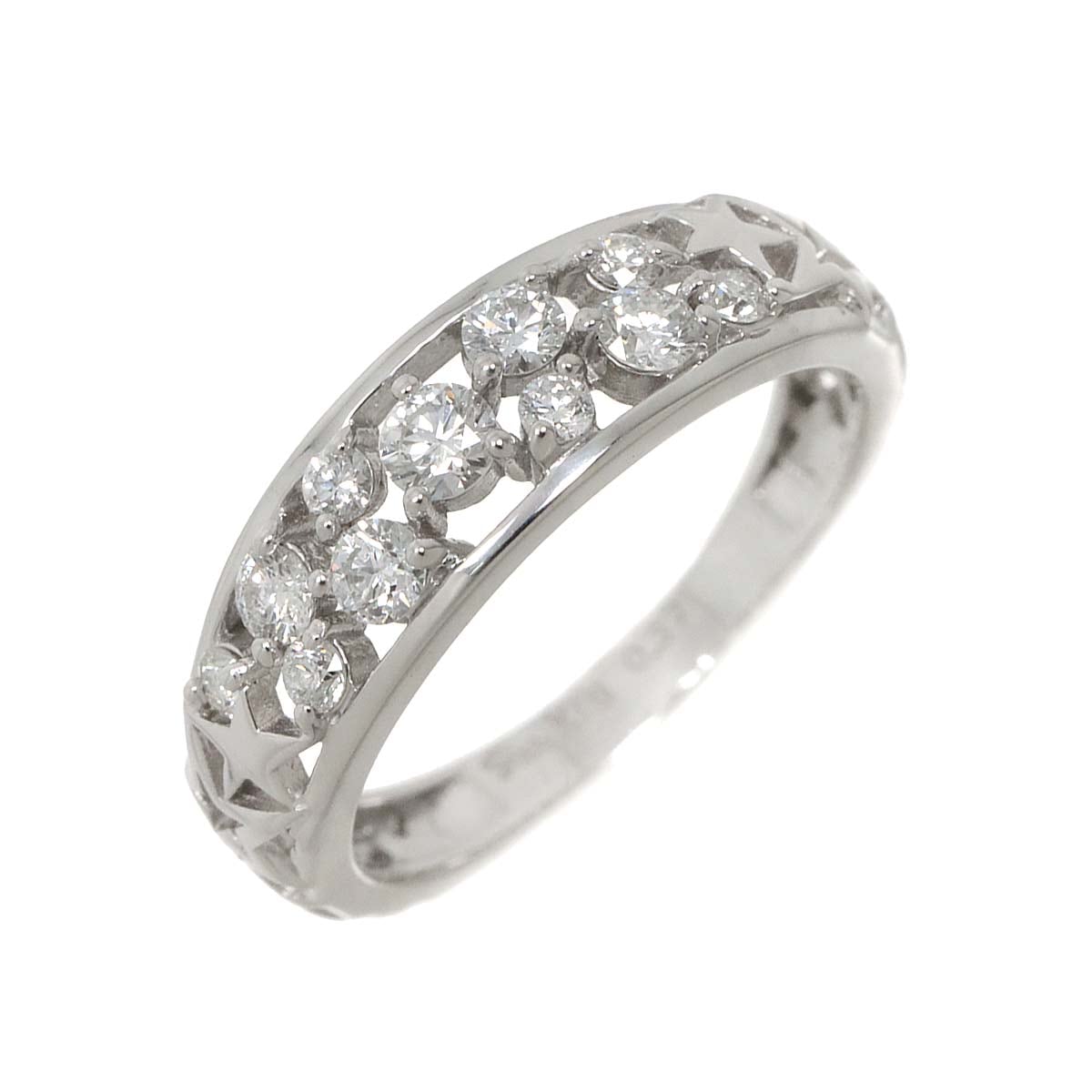 Star Jewelry 9.5号 リング ダイヤ 0.37ct K18 WG ホワイトゴールド 750 指輪 Diamond Ring スタージュエリー 90262681