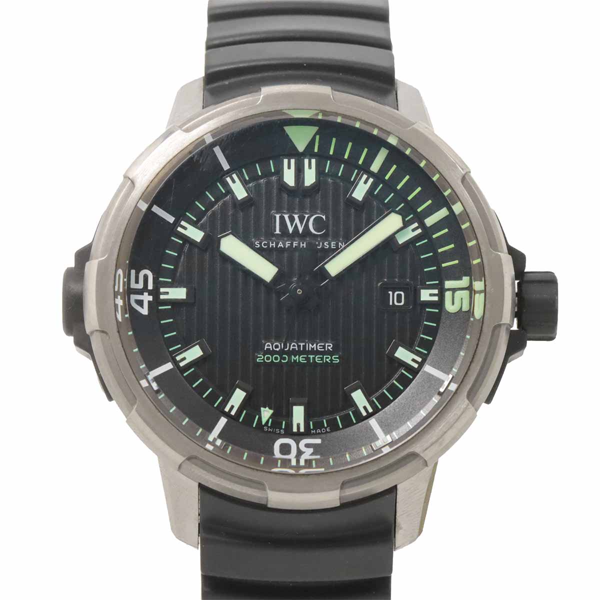 IWC アクアタイマー 2000 IW358002 メンズ 腕時計 デイト ブラック オートマ 自動巻き ウォッチ インターナショナル ウォッチ カンパニー 90269384