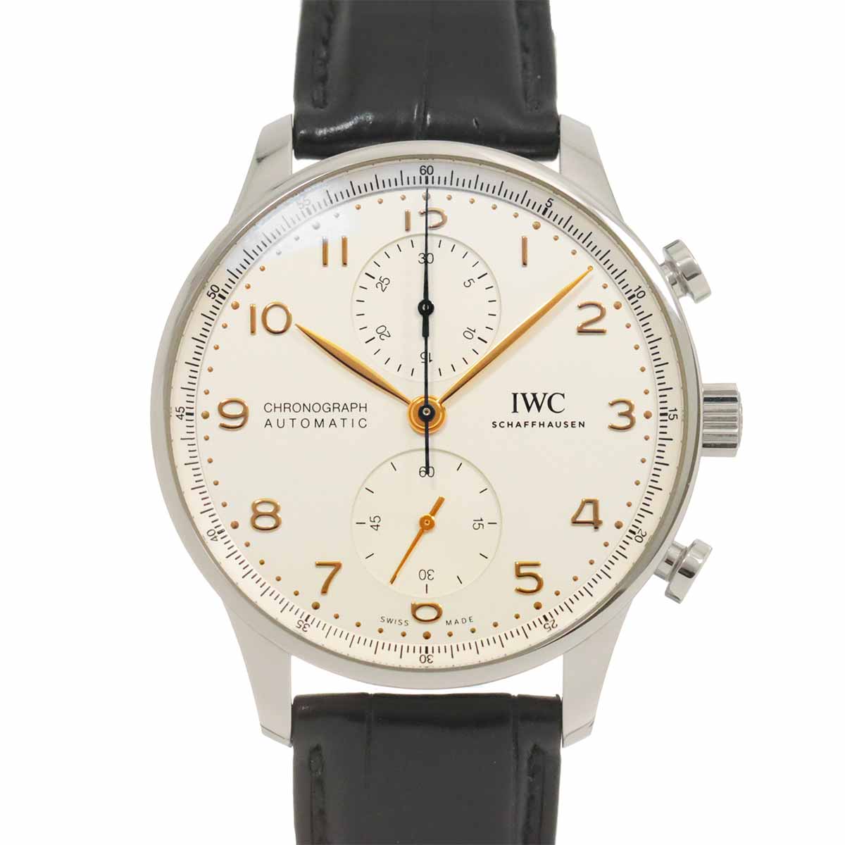 IWC ポルトギーゼ クロノグラフ IW371604 メンズ 腕時計 シルバー オートマ 自動巻き インターナショナル ウォッチ カンパニー Portuguese 90267355
