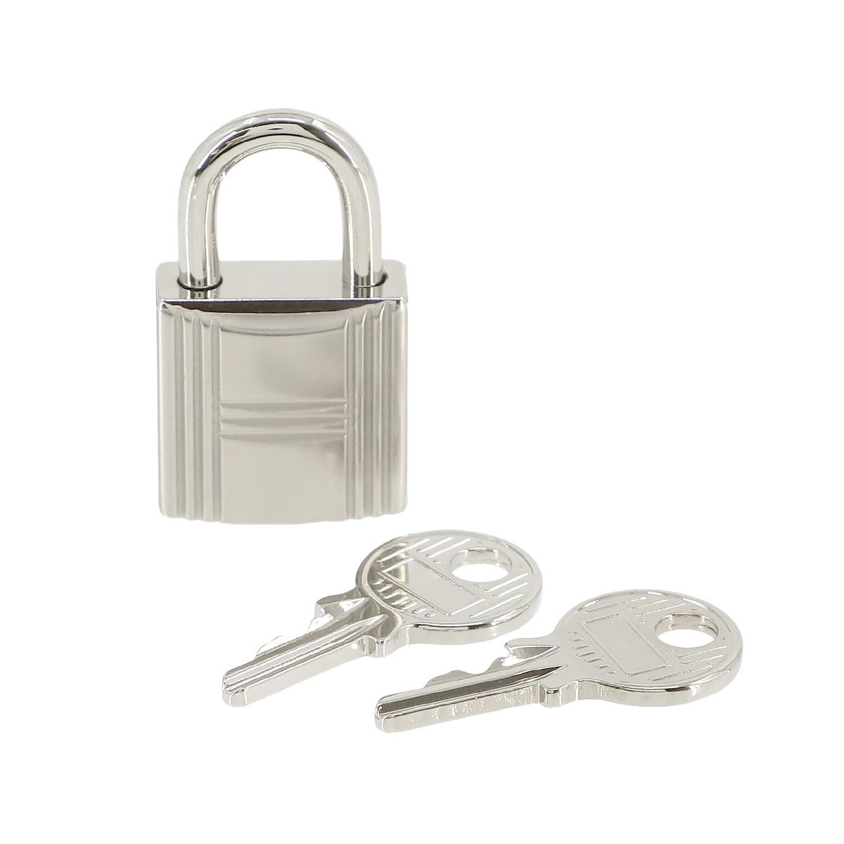 HERMES カデナ 鍵 セット 南京錠 シルバー ロック Cadena Lock エルメス 90254712