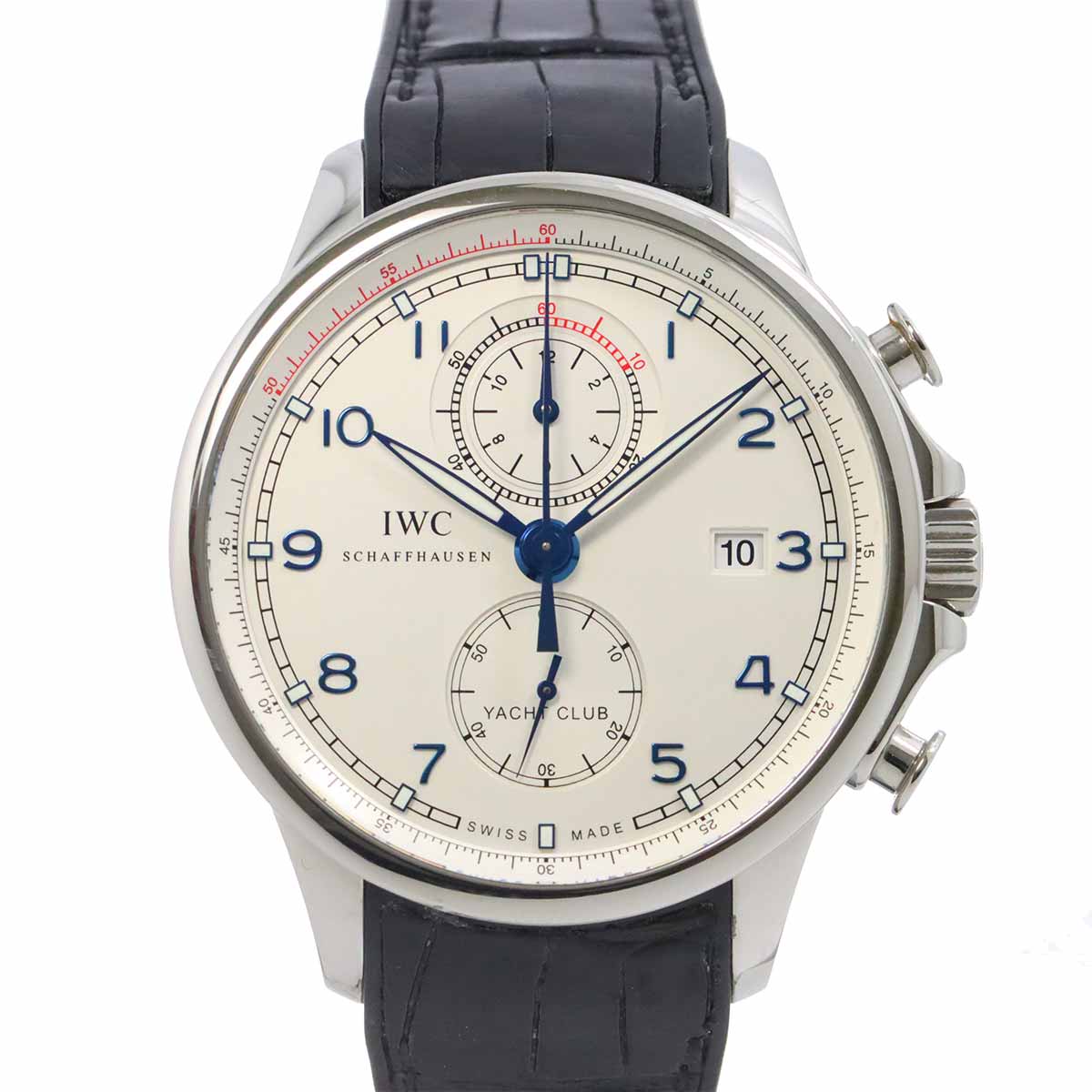IWC ポルトギーゼ ヨットクラブ クロノグラフ オーシャンレーサー IW390216 メンズ 腕時計 デイト シルバー 自動巻き インターナショナル ウォッチ カンパニー Portuguese 90273978