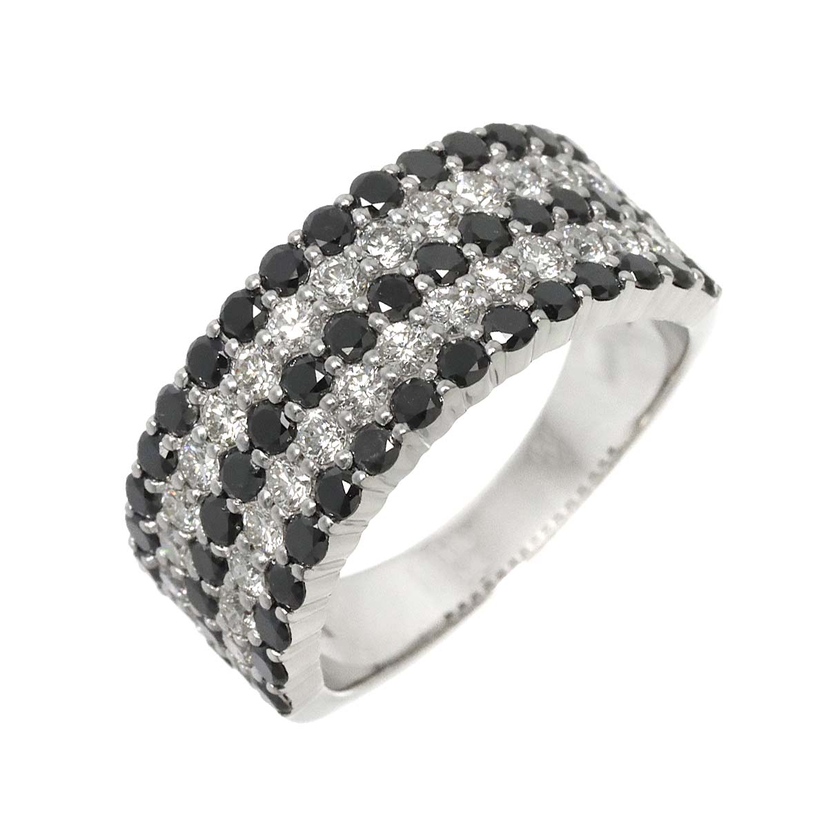 リング 12.5号 ダイヤ 2.00ct K18 WG ホワイトゴールド 750 指輪 Diamond Ring 90272462