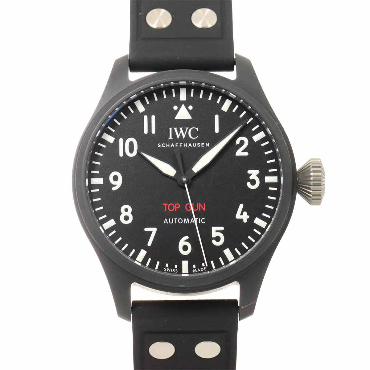 IWC ビッグパイロットウォッチ 43 トップガン IW329801 メンズ 腕時計 ブラック 自動巻き インターナショナル ウォッチ カンパニー Big Pilot Watch 90276566