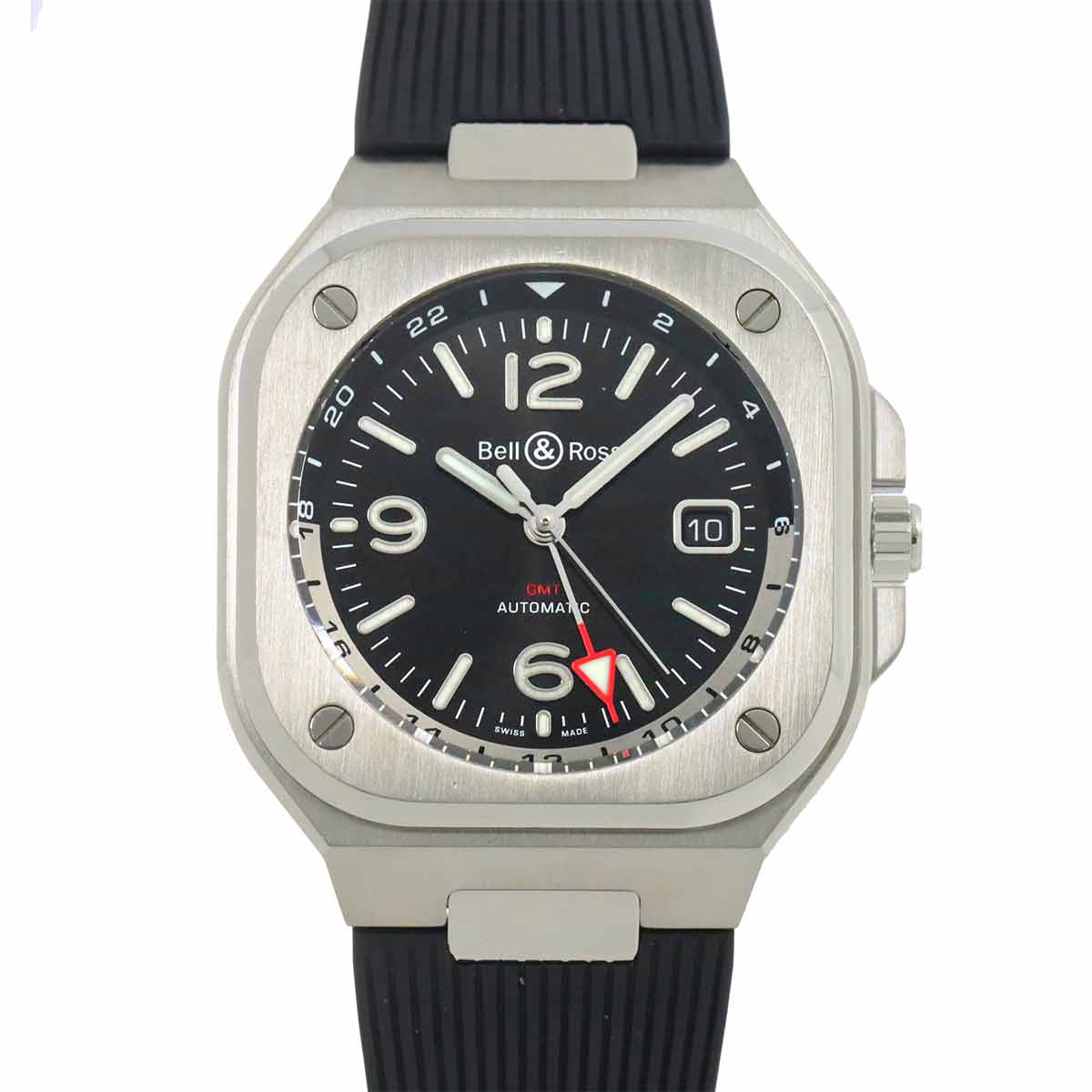Bell＆Ross BR05 ブラックスチール BR05G-BL-ST/SRB メンズ 腕時計 デイト ブラック オートマ 自動巻き ウォッチ ベル＆ロス 90275872