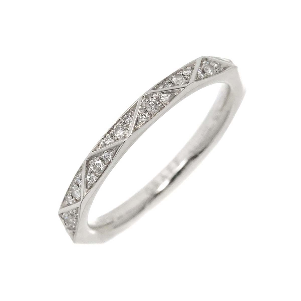 GRAFF ローレンス グラフ シグネチャー 8号 リング フル パヴェ ダイヤ K18 WG ホワイトゴールド 750 指輪 Diamond Ring【証明書付き】 グラフ 90274789