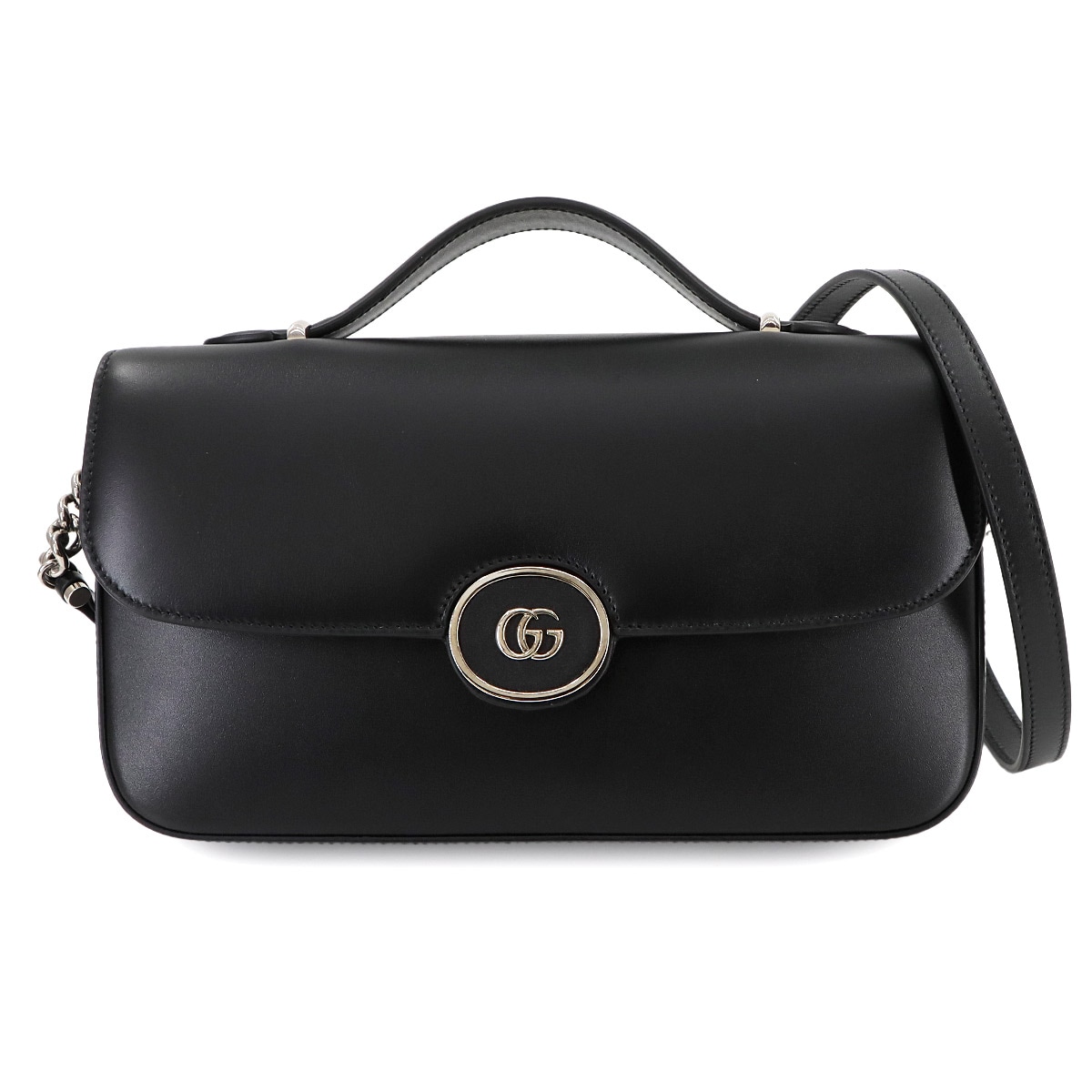 美品♡GUCCI　ハンドバッグ インターロッキング GGロゴ レザー スタッズ GUCCI グッチ インターロッキングG ハンドバッグ ショルダー
