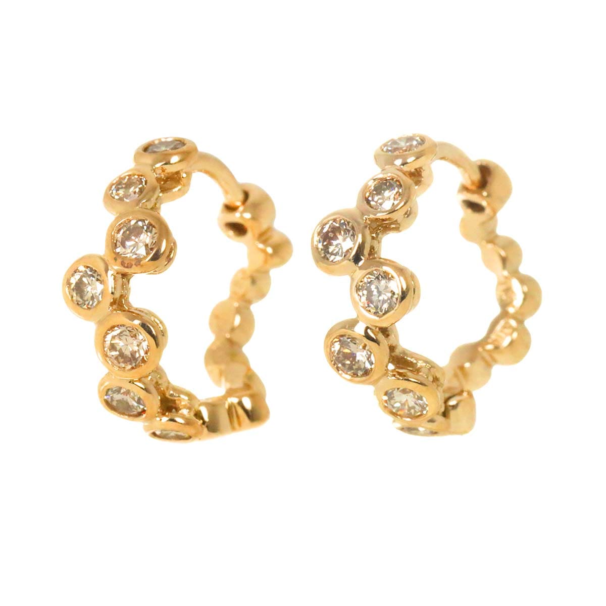 KASHIKEY ブラウンダイヤ ピアス K18 BD ブラウンゴールド 750 Earring Pierced カシケイ 90277779