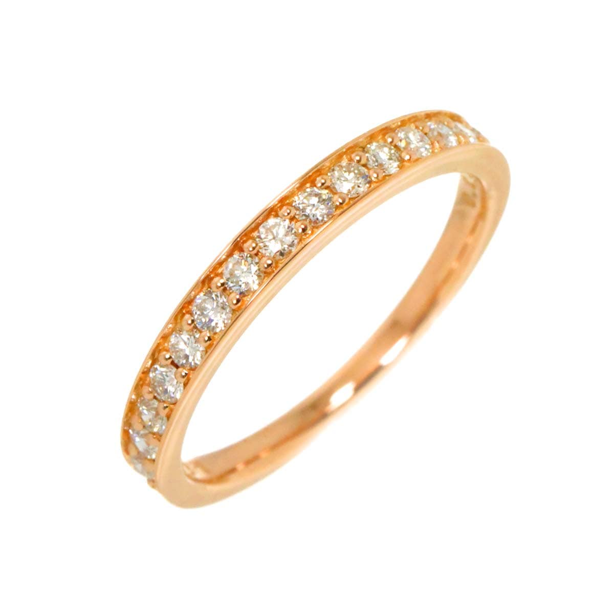 リング 10号 ダイヤ 0.25ct K18 PG ピンクゴールド 750 指輪 Diamond Ring 90280592