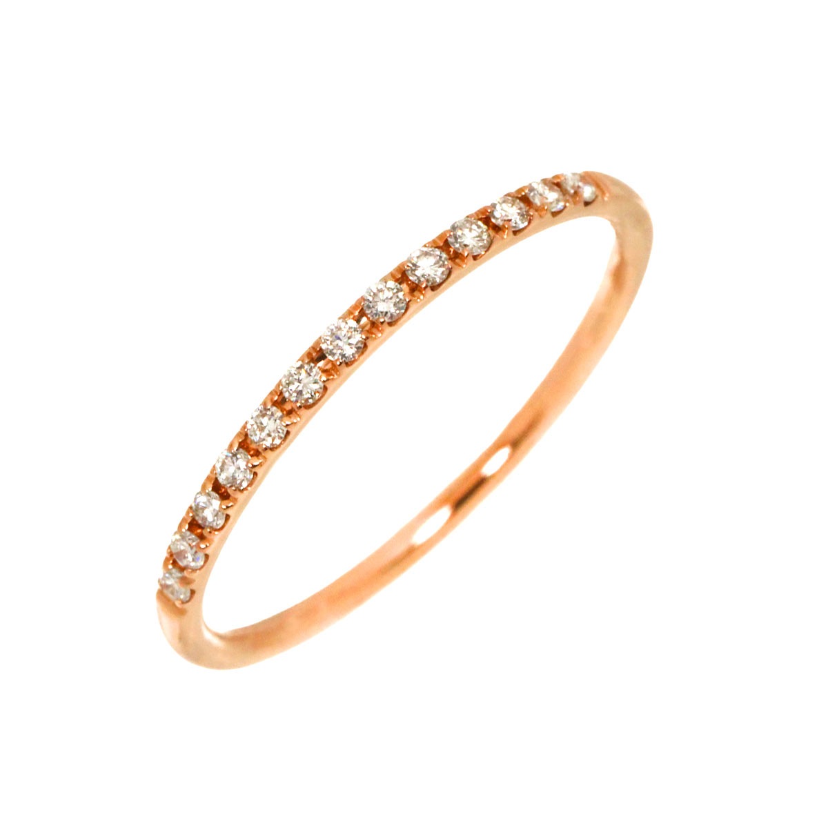 Star Jewelry 9号 リング ダイヤ 0.08ct K18 PG ピンクゴールド 750 指輪 Diamond Ring スタージュエリー 90281483