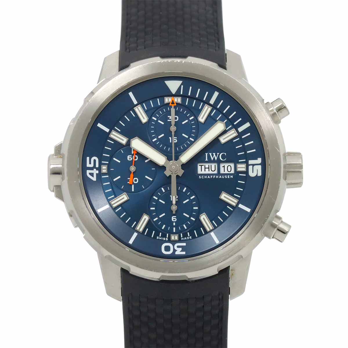 IWC アクアタイマー クロノグラフ エクスペディション ジャック イヴ クストー IW376805 メンズ 腕時計 デイデイト ブルー 自動巻き インターナショナル ウォッチ カンパニー 90281644