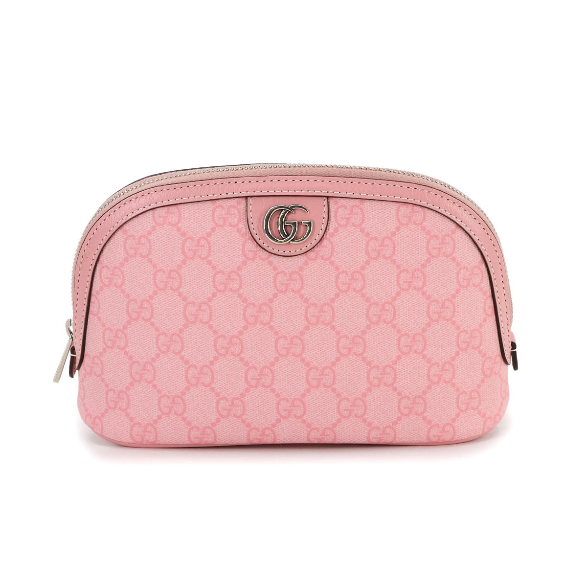 GUCCI オフィディア GGスプリーム ポーチ レザー ピンク 625551 シルバー 金具 Ophidia GG Supreme Pouch グッチ 90280671