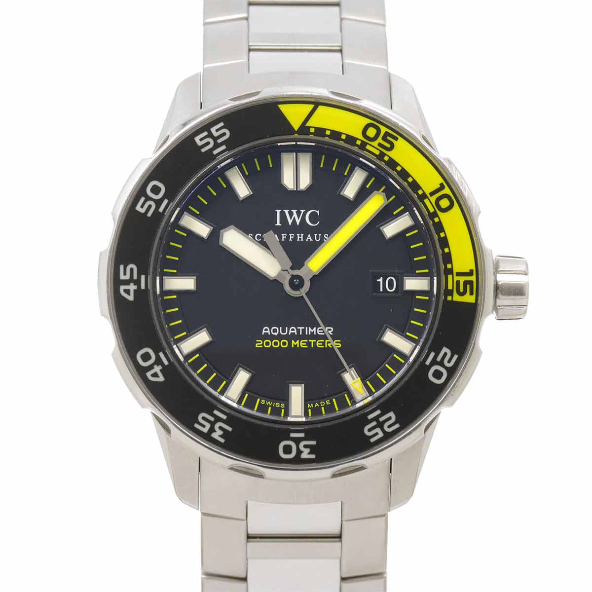 IWC アクアタイマー 2000 IW356801 メンズ 腕時計 ブラック オートマ 自動巻き インターナショナル ウォッチ カンパニー 90284037