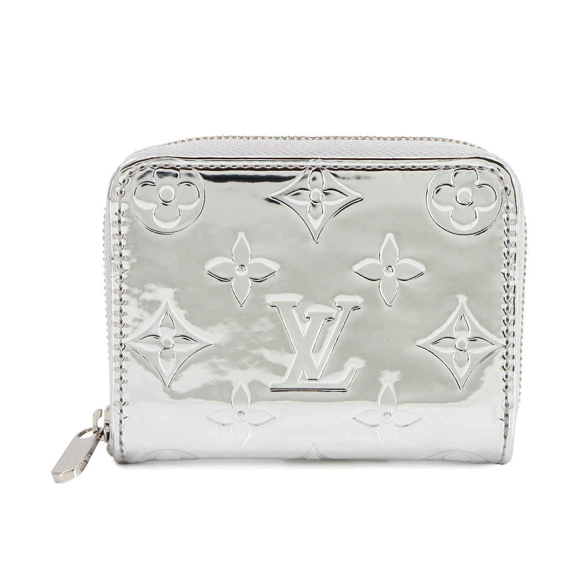 LOUIS VUITTON モノグラム ミロワール ジッピー コインパース 小銭入れ ミラービニール アルジャン M12673 RFID Zippy Coin Purse ルイ ヴィトン 90282987