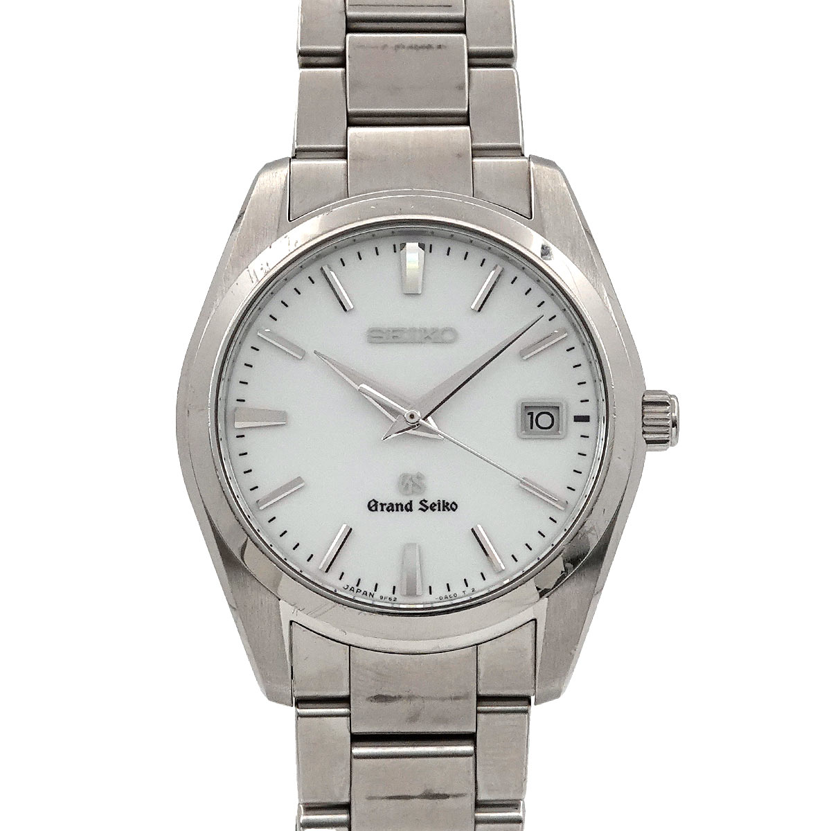 SEIKO グランド セイコー SBGX095 メンズ 腕時計 9F62 0AB0 デイト ホワイト クォーツ ウォッチ GRAND SEIKO セイコー 90285276
