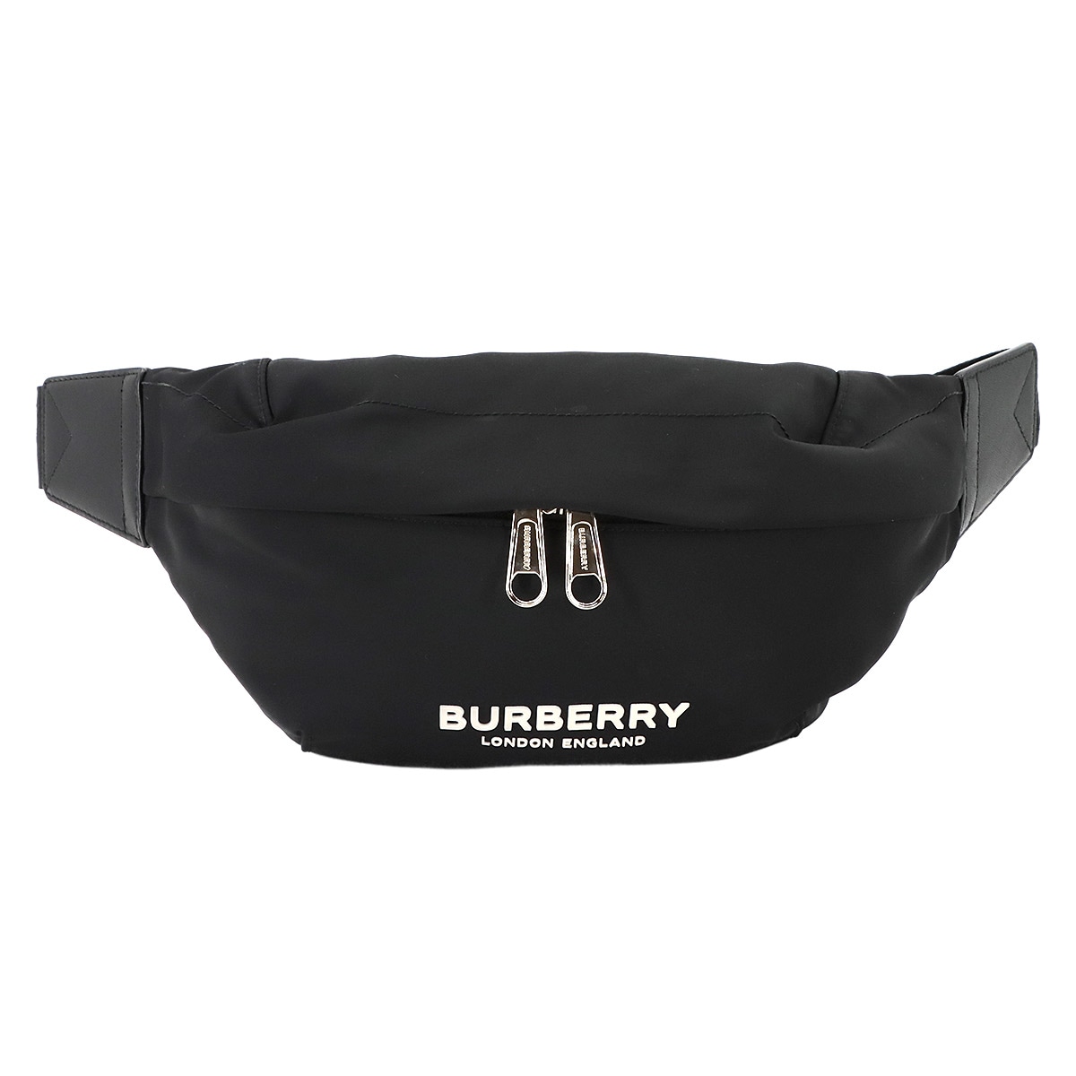 BURBERRY ボディバッグ ブラック ユニセックス BURBERRY バーバリー ボディバッグ ウエストバッグ ロゴプリント
