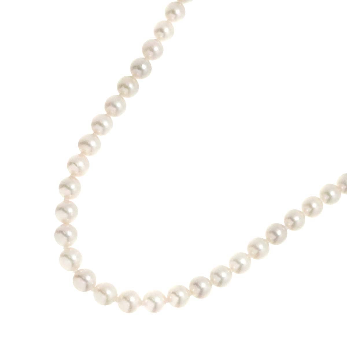 アコヤ真珠 7.5-8.0mm SV ネックレス 43cm パール 【鑑別書付き】 Necklace 90254588