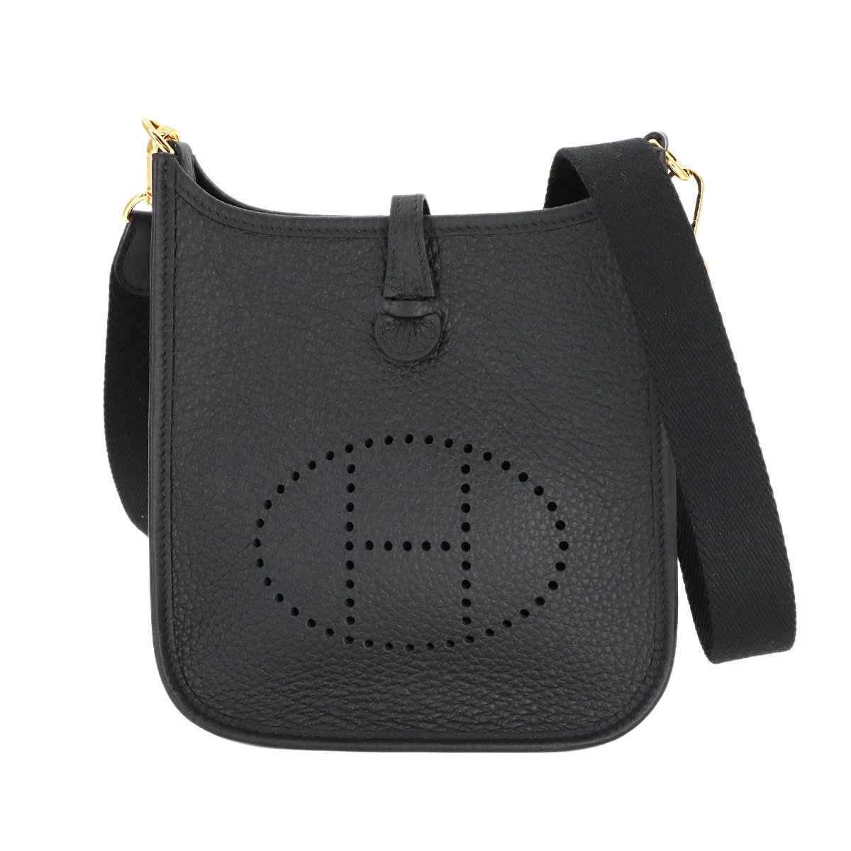 HERMES エブリン アマゾン TPM ショルダー バッグ トリヨンクレマンス ブラック K刻印 Evelyne TPM エルメス 90283741