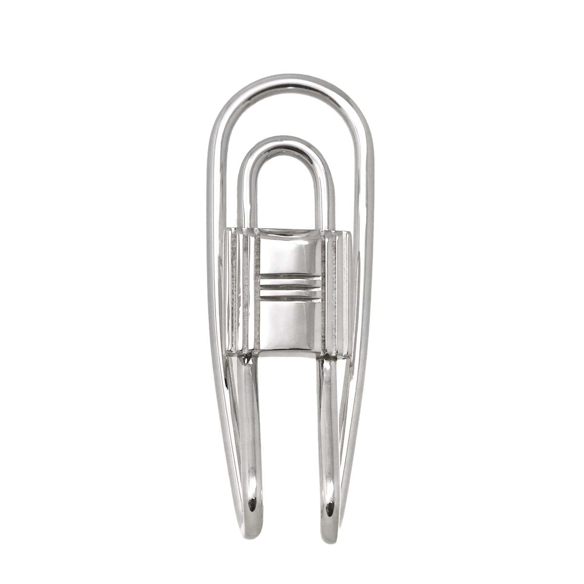 HERMES マネークリップ  SV シルバー 925 カデナ Money clip エルメス 90281905